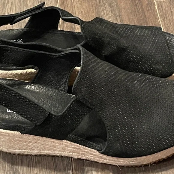 Eileen Fisher Wilda Slingback Espadrille Platform Wedge Sandal Women 8.5 - Picture 6 of 7